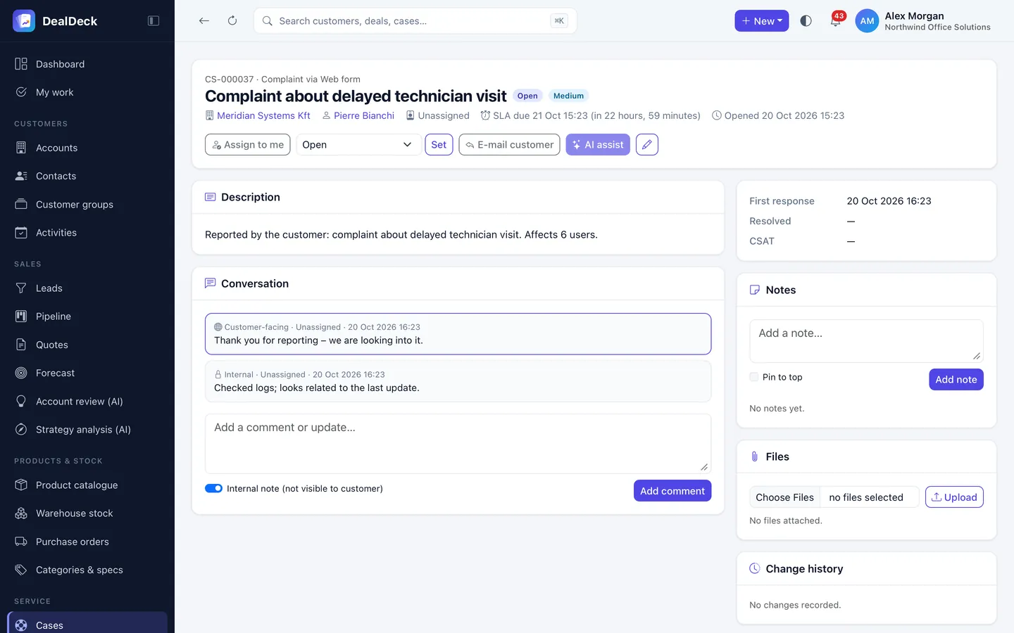 DealDeck – Service